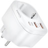 Мережевий зарядний пристрій Gelius Moxie GP-HC050 2USB (QC3.0) + Type-C (PD20W) White