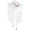 Мережевий зарядний пристрій Gelius Nimble GaN 65W GP-HC051 + кабель Type-C/Type-C White