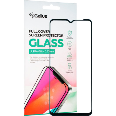 Защитное стекло Gelius Full Cover Ultra-Thin 0.25mm для Samsung A12/A13/M13/A03/A03 Core/A04s/M23 Black
