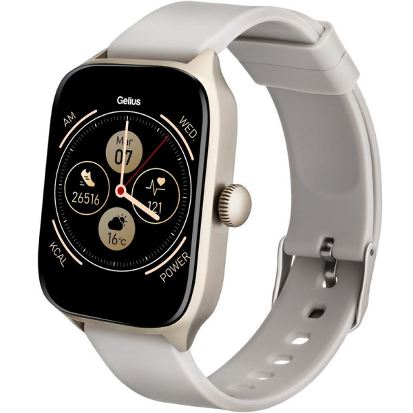 Смарт годинник Gelius GP-SW012 (Amazwatch GTS) Silver (12 міс)
