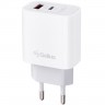 Мережевий зарядний пристрій Gelius Merge GP-HC060 GAN USB+Type-C 35W (QC/PD/PPS) White