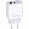 Мережевий зарядний пристрій Gelius Merge GP-HC060 GAN USB+Type-C 35W (QC/PD/PPS) White