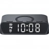 Настольные часы с беспроводной зарядкой Gelius Oasis GP-SDC03 Black