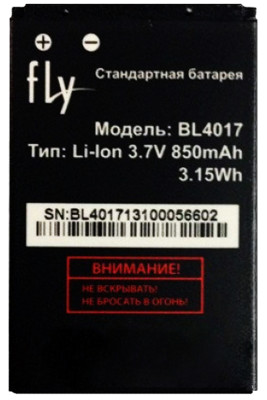 Аккумулятор Fly BL4017 ( DS125 )