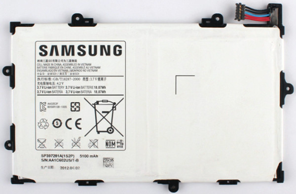 Аккумулятор Samsung S397281A ( P6800, P6810 )