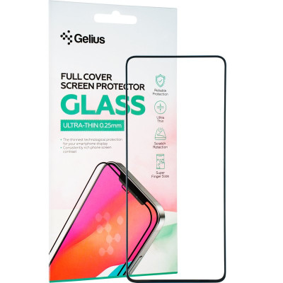 Защитное стекло Gelius Full Cover Ultra-Thin 0.25mm для Xiaomi Redmi Note 12 4G Black