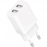 Мережевий зарядний пристрій Gelius Simple GP-HC059 2USB/2.4A + кабель MicroUSB White