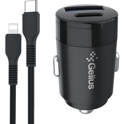 АЗУ Gelius Pro Inch Twix GP-CC010L USB+Type-C QC/PD (30 Watt)+ Cable Type-C - Lightining (12 мес)