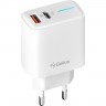 Мережевий зарядний пристрій Gelius Radiance GP-HC058 (1Type-C+ 1USB-A)(PD/QC3.0/PPS/Super VOOC) 25 W White