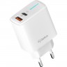 Мережевий зарядний пристрій Gelius Radiance GP-HC058 (1Type-C+ 1USB-A)(PD/QC3.0/PPS/Super VOOC) 25 W White