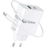 Мережевий зарядний пристрій Gelius X-Duo PRO 45W GP-HC053 + кабель Type-C/Type-C White