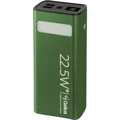 Повербанк Gelius Lightstone GP-PB300 30000mAh Green