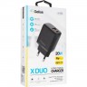 Мережевий зарядний пристрій Gelius X-Duo GP-HC014 USB+Type-C QC3.0/PD20W Black