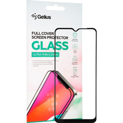 Защитное стекло Gelius Full Cover Ultra-Thin 0.25mm для Oppo A15 Black