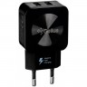 Мережевий зарядний пристрій Gelius Prime GU-HC02 2USB 2.1A 12W + кабель MicroUSB Black