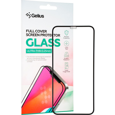 Защитное стекло Gelius Full Cover Ultra-Thin 0.25mm для iPhone 11 Black