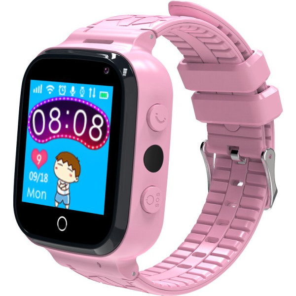 Дитячі розумний годинник Gelius GP-PK007 (Ocean) з GPS трекером Pink (12 міс)