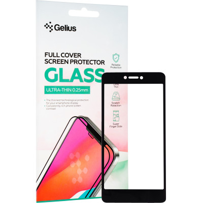 Защитное стекло Gelius Full Cover Ultra-Thin 0.25mm для Xiaomi Redmi Note 4x Black