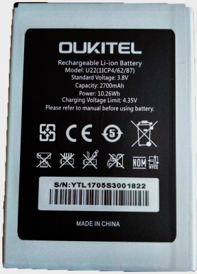 Аккумулятор Oukitel U22
