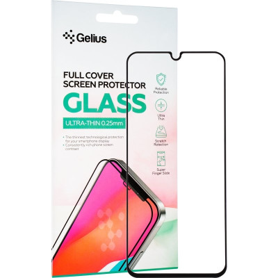 Защитное стекло Gelius Full Cover Ultra-Thin 0.25mm для Samsung A146 (A14) Black