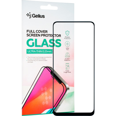 Защитное стекло Gelius Full Cover Ultra-Thin 0.25mm для Oppo A74/Realme 10 4G Black