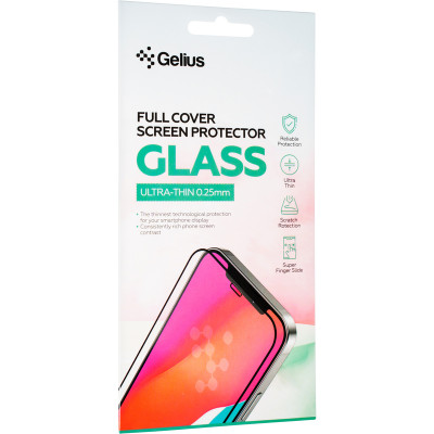 Защитное стекло Gelius Full Cover Ultra-Thin 0.25mm для Realme C65 Black