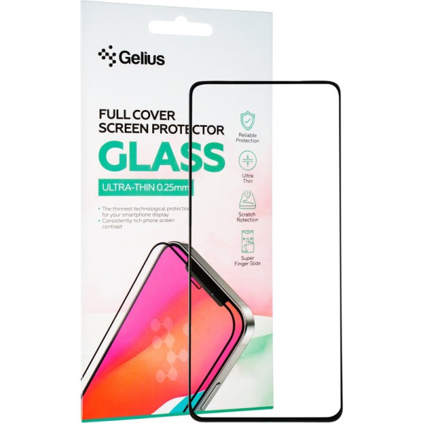 Защитное стекло Gelius Full Cover Ultra-Thin 0.25mm для Xiaomi 12T/12T Pro Black