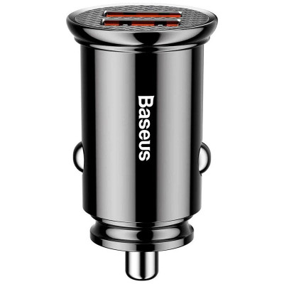 АЗУ 2USB Baseus Circular Plastic A+A PPS (5A) (CCALL-YD01) Black