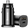 АЗУ 1USB + Type-C Baseus Square Metal QC (5A) (PPS-30W-MAX) (CCALL-AS01) Black