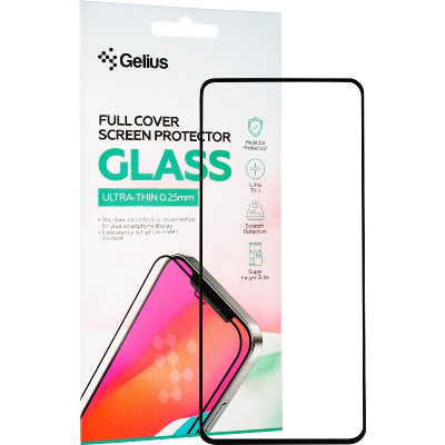 Защитное стекло Gelius Full Cover Ultra-Thin 0.25mm для Poco X5 Black