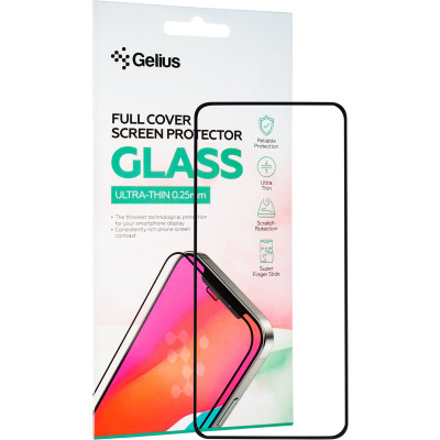 Защитное стекло Gelius Full Cover Ultra-Thin 0.25mm для Xiaomi Redmi Note 13 Pro 4G Black