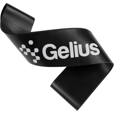 Резинка для фитнеса и спорта эластичная Gelius Hard (лента эспандер) Black