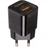 Мережевий зарядний пристрій Gelius Genesis GP-HC055 USB+Type-C 30W GaN (Incredible series) Transparent Black