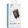 Мережевий зарядний пристрій Gelius Genesis GP-HC055 USB+Type-C 30W GaN (Incredible series) Transparent Black