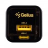 Мережевий зарядний пристрій Gelius Genesis GP-HC055 USB+Type-C 30W GaN (Incredible series) Transparent Black
