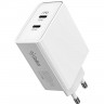 Мережевий зарядний пристрій Gelius iDuo 40W GP-HC052 2 Type-C (2x20W) White