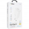 Мережевий зарядний пристрій Gelius Dos GP-HC062 40W 2Type-C White
