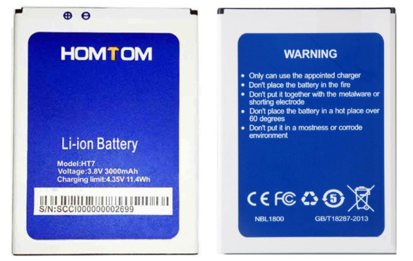 Аккумулятор Homtom HT7 Pro ( 3000 mA)